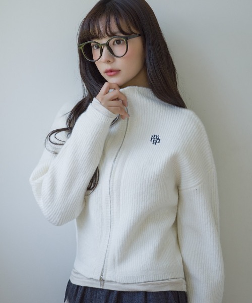 A'GEM/9 × .kom 『muah muah/ムーアムーア』SOLID STITCH KNIT