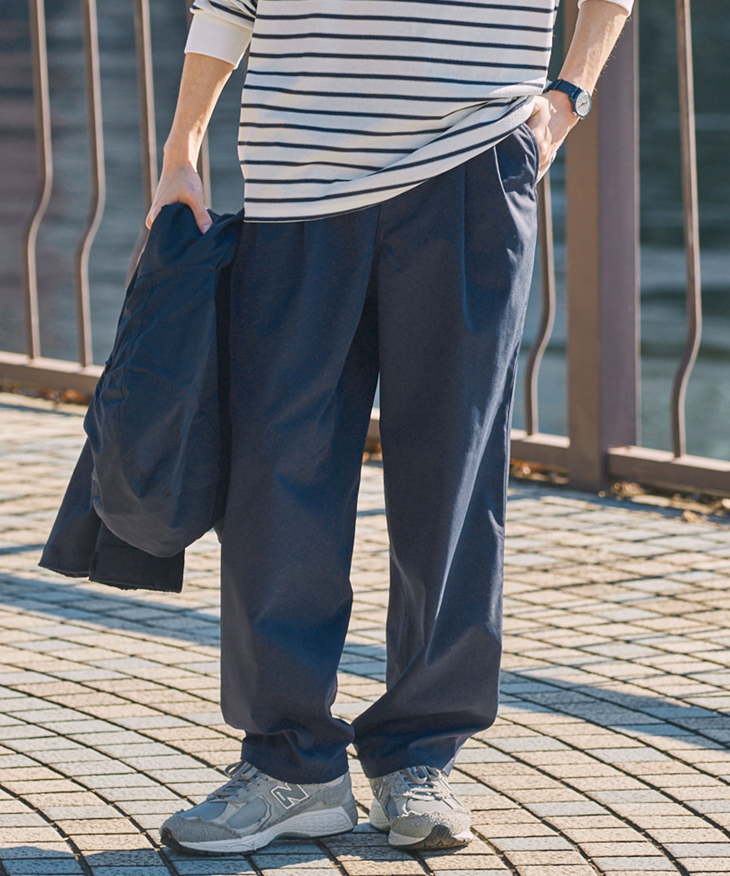 HECT】2Tuck Easy Chino Carrot Pants / 2タックイージーチノ