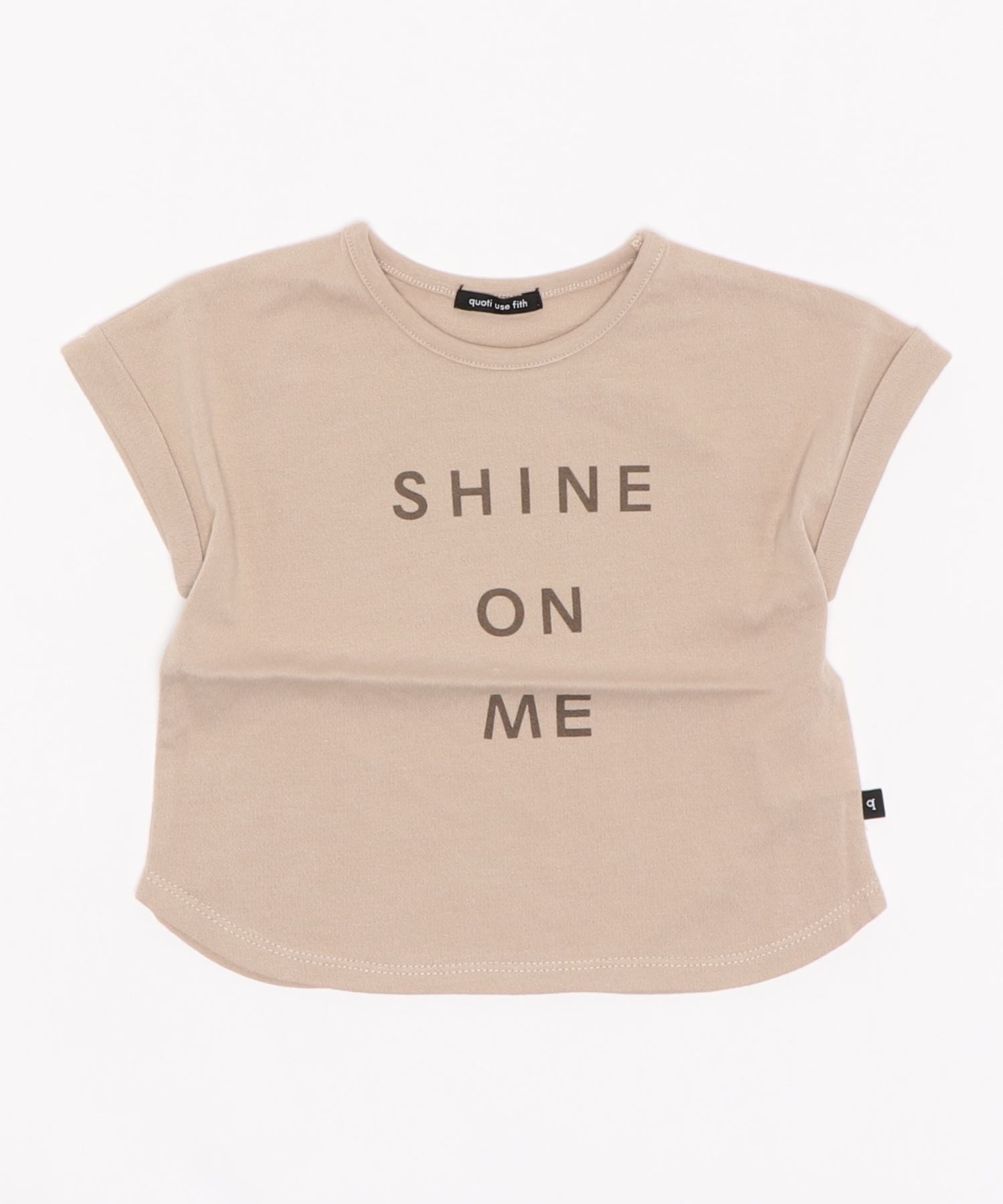 quoti use fithガーゼ天竺 ON 半袖Tシャツ ME SHINE