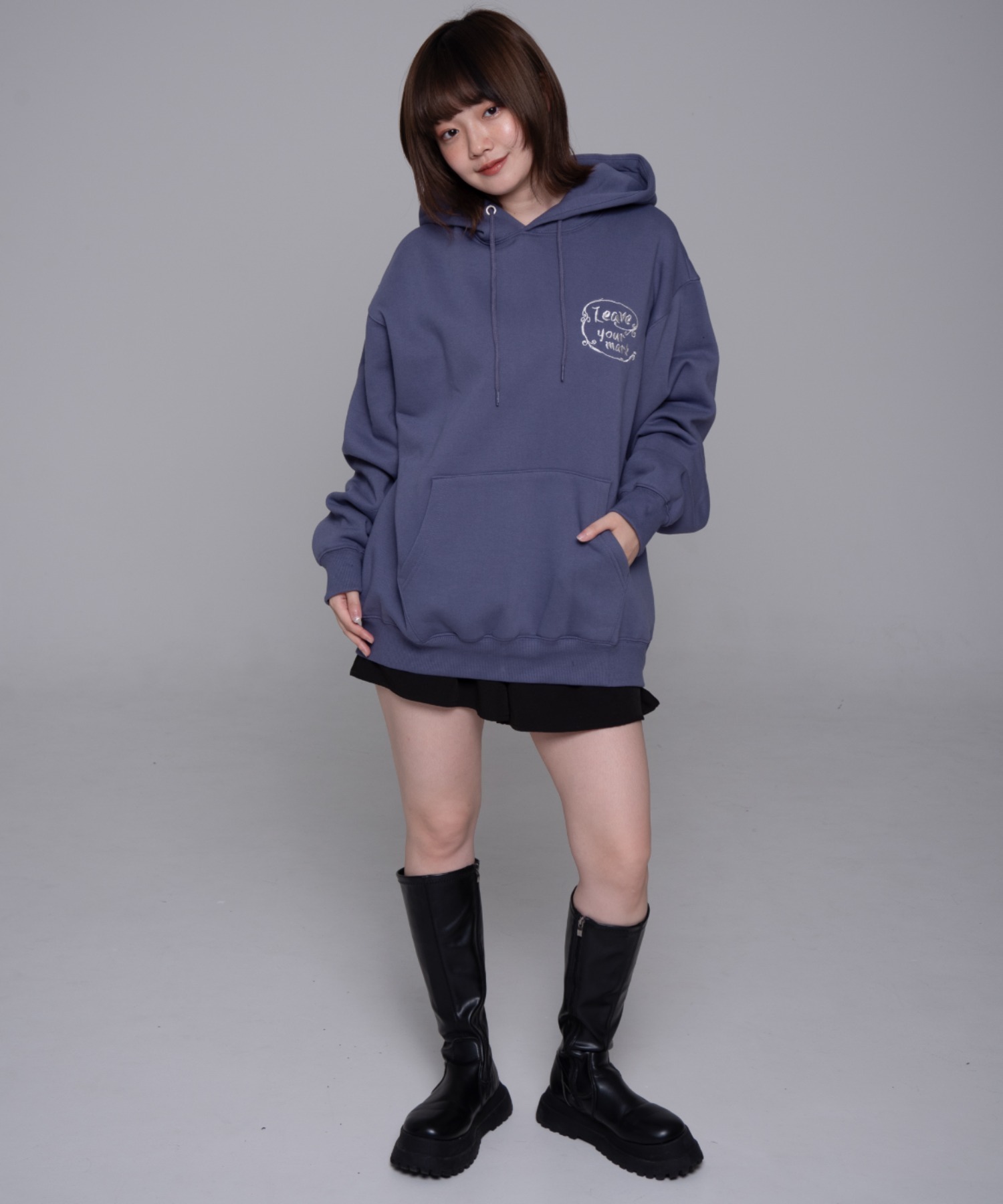 mahagrid/マハグリッド』 LEAVE YOUR MARK HOODIE /リーブユア