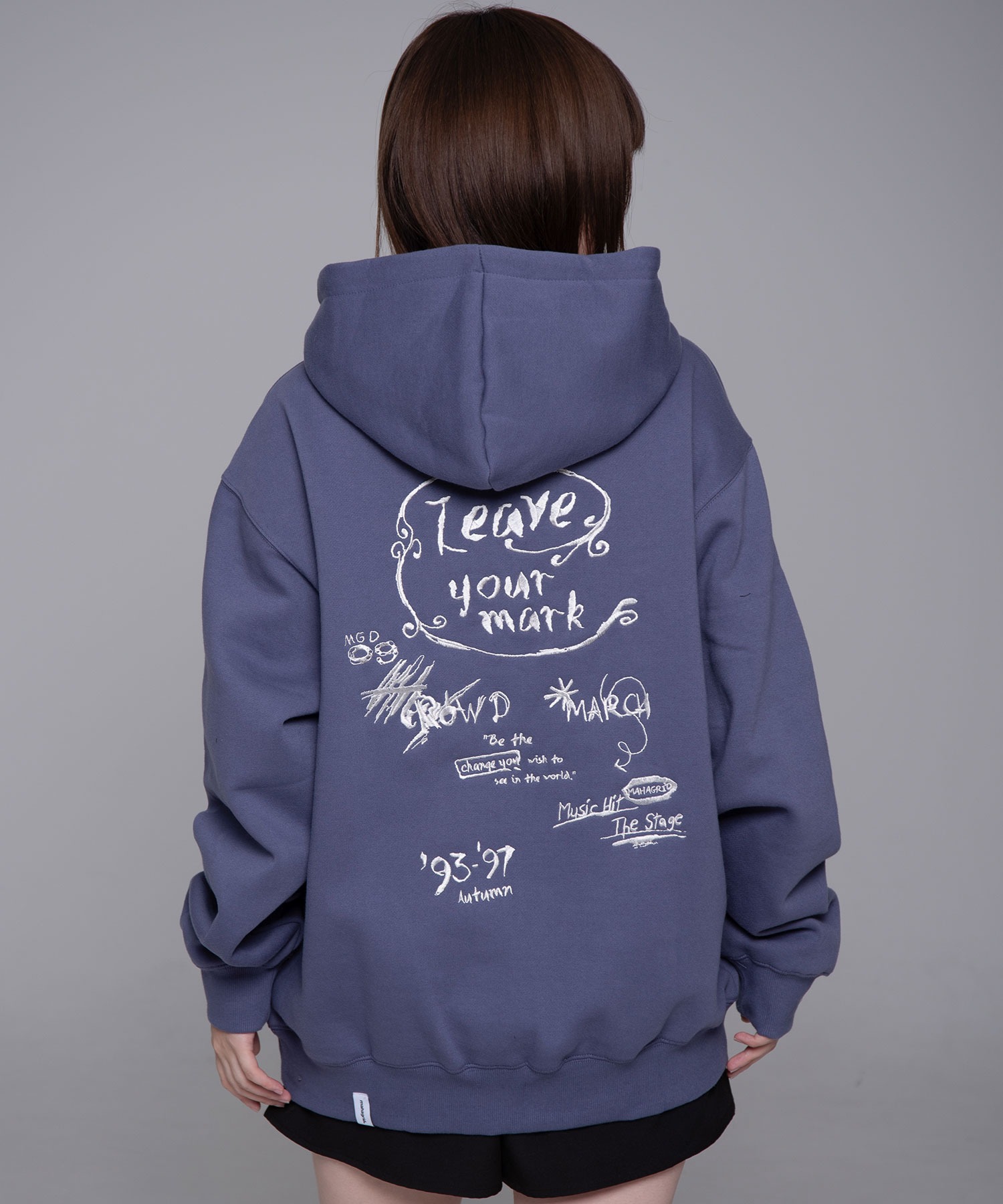 mahagrid/マハグリッド』 LEAVE YOUR MARK HOODIE /リーブユアマーク