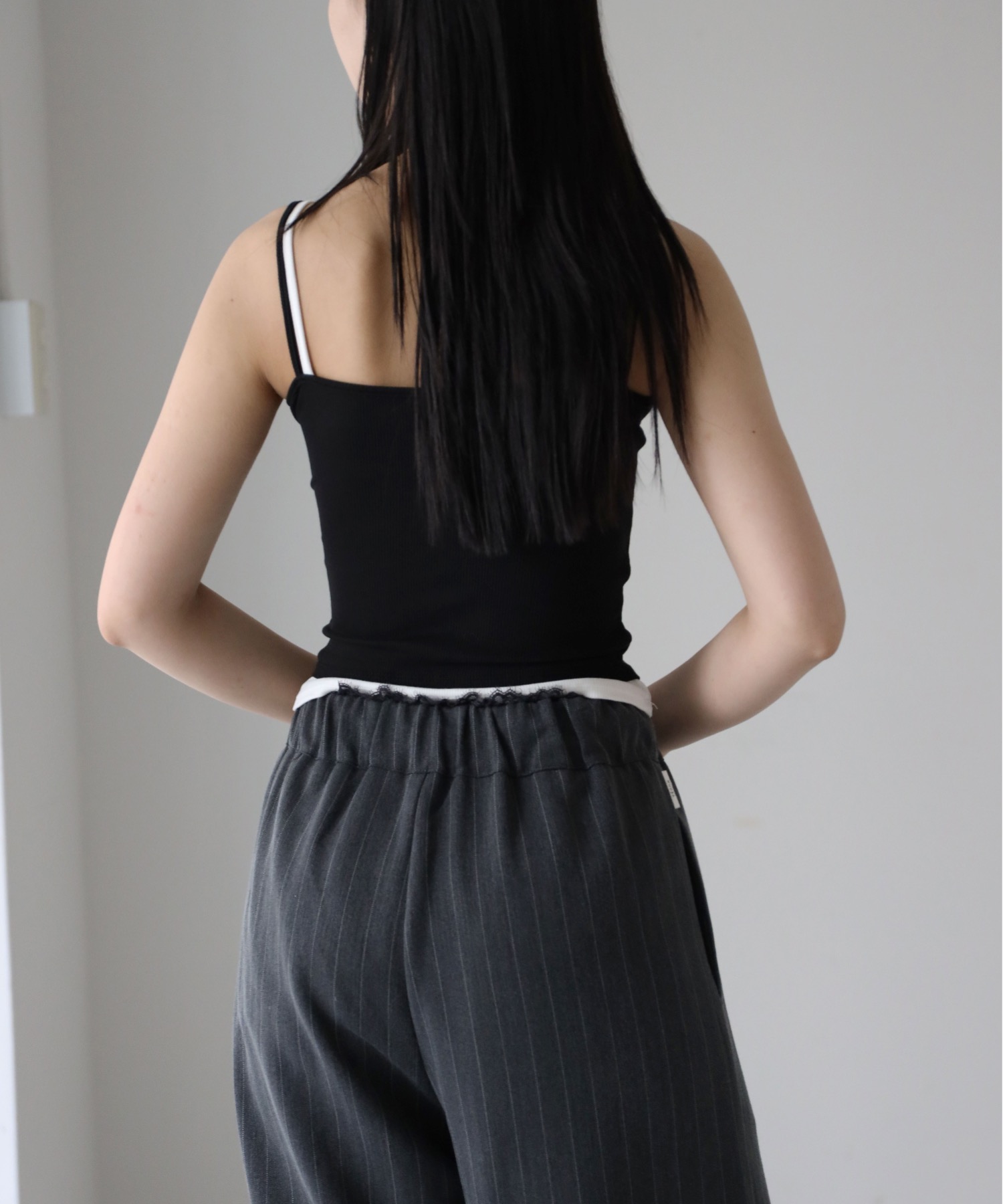 model：164cm. 着用サイズ：FREE
