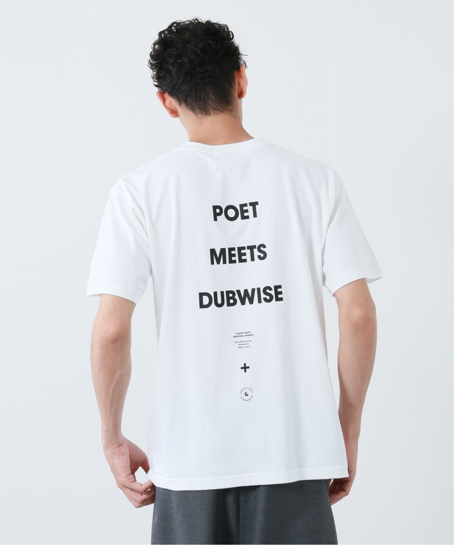 POET MEETS DUBWISE ポエトミーツダブワイズ THE 豪奢な Tシャツ THROUGH FOG 今季ブランド