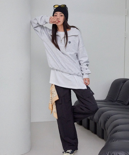 中綿コート ウエストマーク パフスリーブ ペプラム 韓国 B3424 Y's BORN PRODUCT] COTTON TWILL LONG CAPE COAT(XS Black