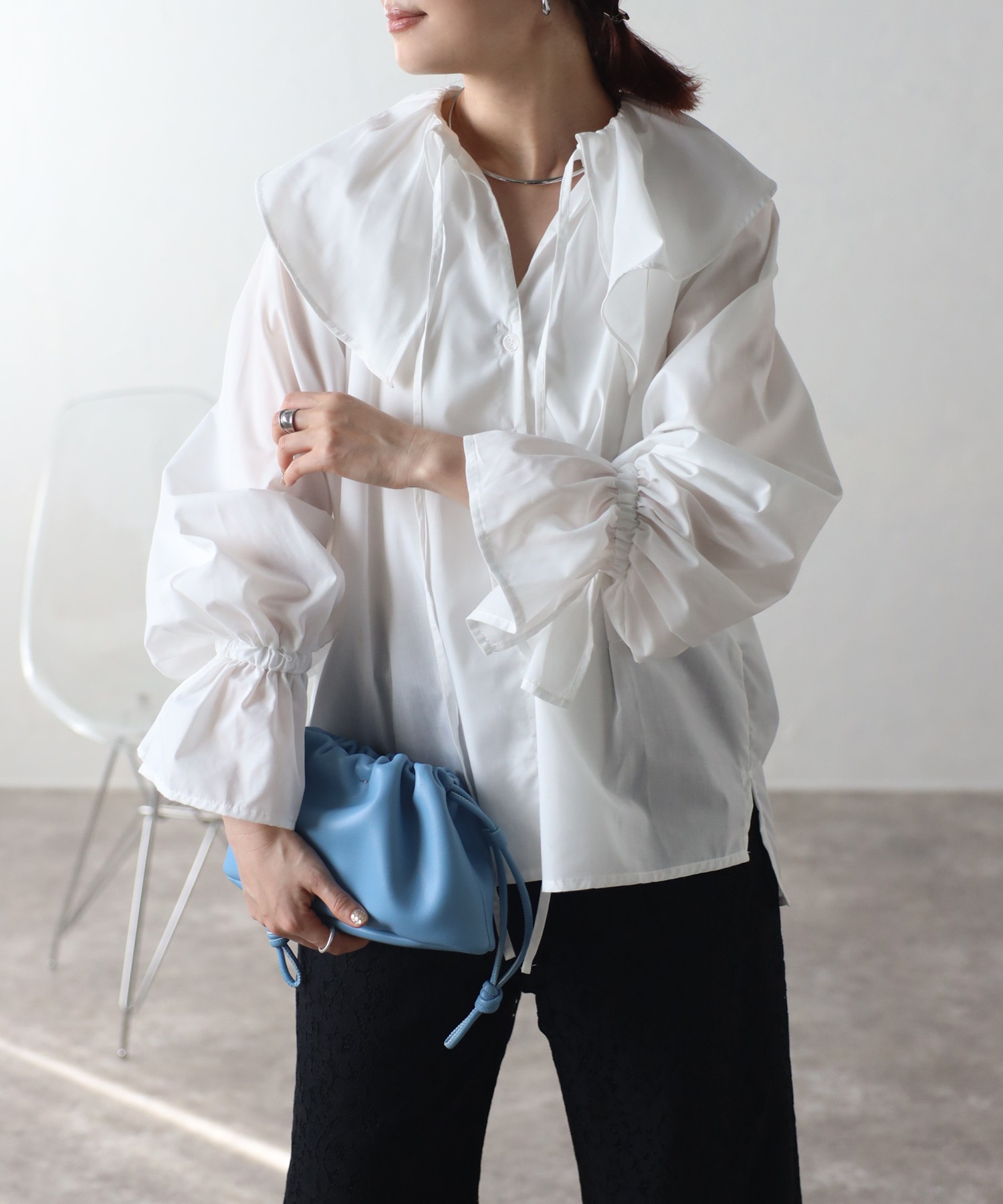model：H158 　着用サイズ：M