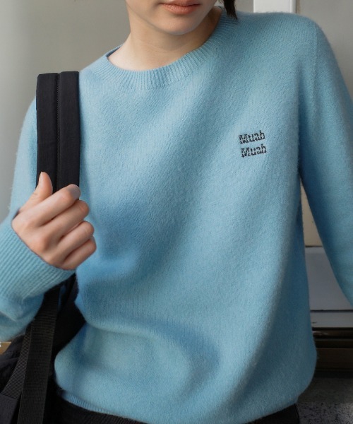 <H>TAM CLOUD CREW KNIT ニット M OVY H>TAM CLOUD CREW KNIT ニット M OVY - メルカリ