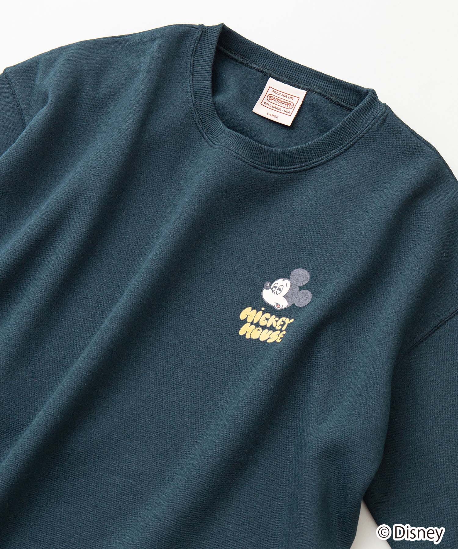 Disney ディズニー ヘビーウェイト 裏起毛 ビッグシルエット バックプリント スウェット トレーナー Outdoor Products Apparel アウトドアプロダクツ Outdoor Products 公式通販サイト