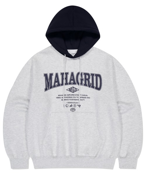 さらに100円引き◆MAHAGRID◆BASIC COLOR BLOCK HOODIE mahagrid/マハグリッド』 BASIC COLOR BLOCK HOODIE/ベーシック