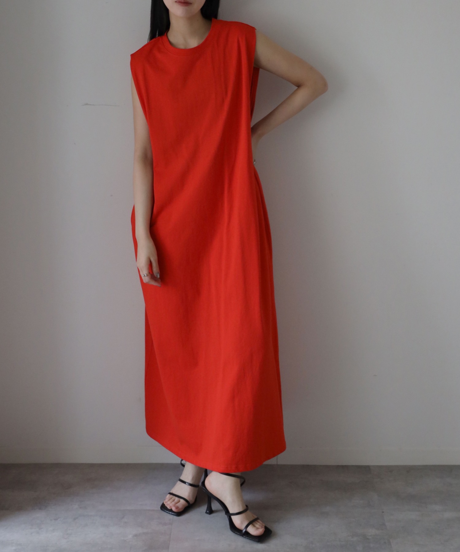 model：164cm. 着用サイズ：FREE