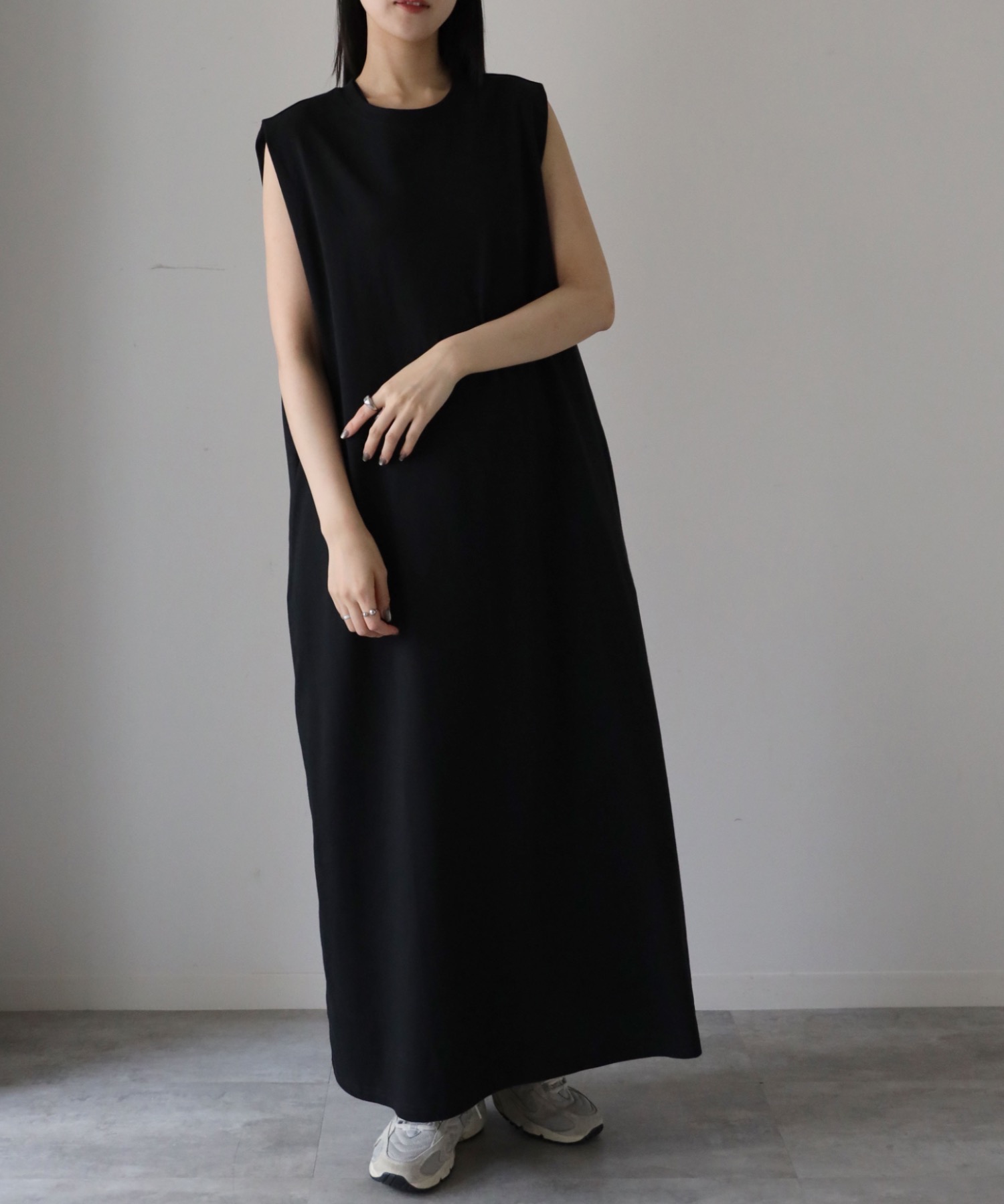 model：164cm. 着用サイズ：FREE