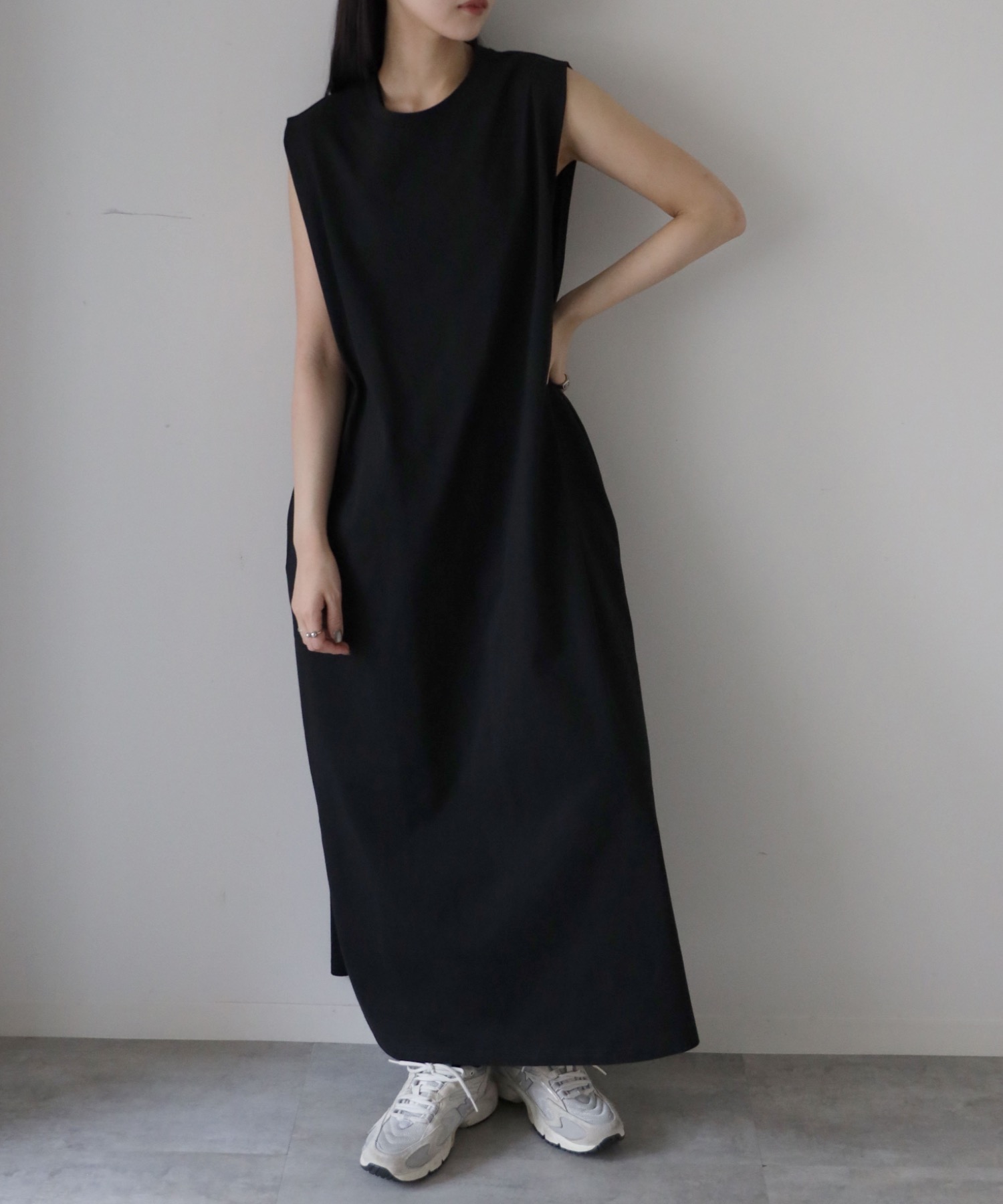model：164cm. 着用サイズ：FREE