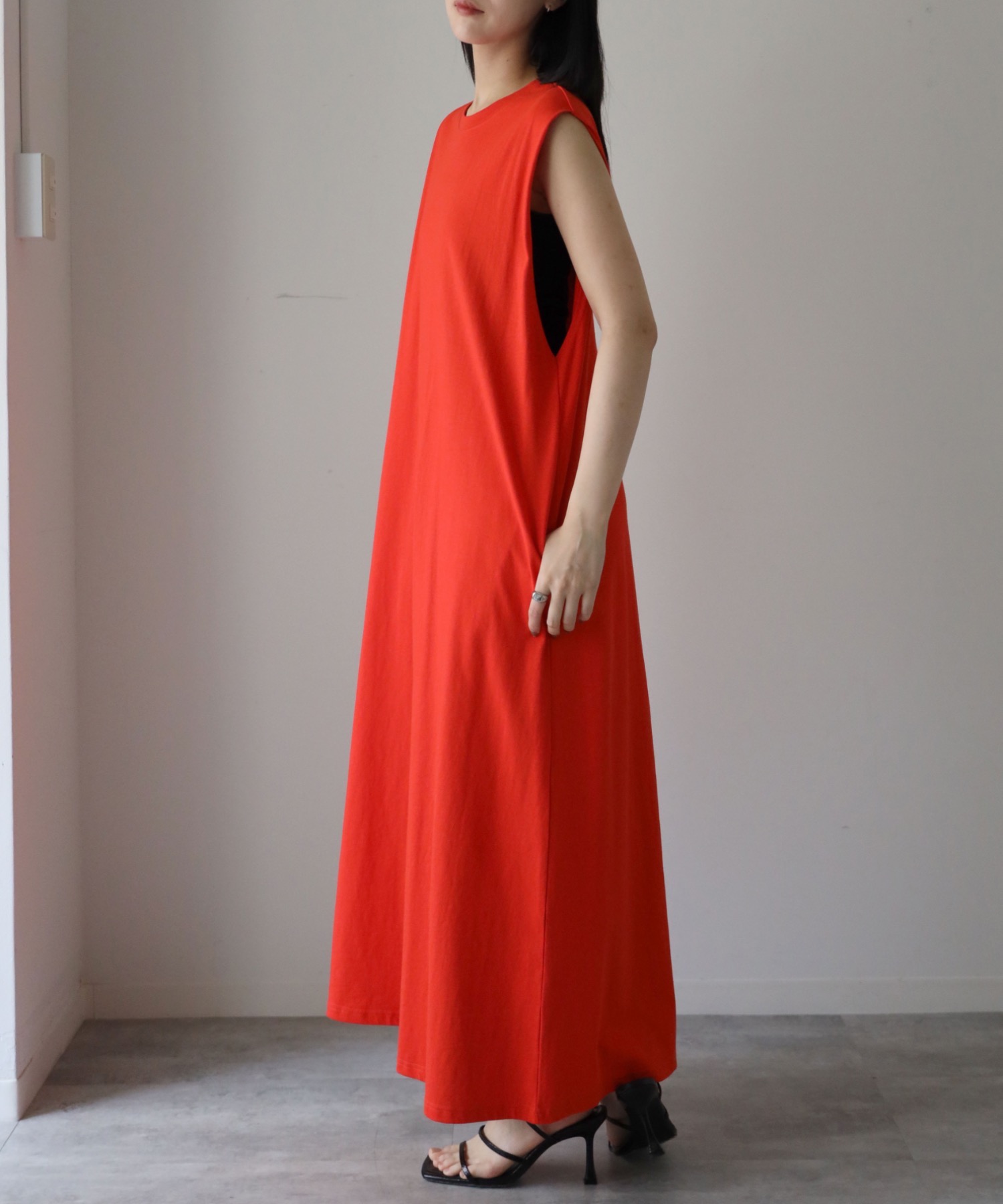 model：164cm. 着用サイズ：FREE