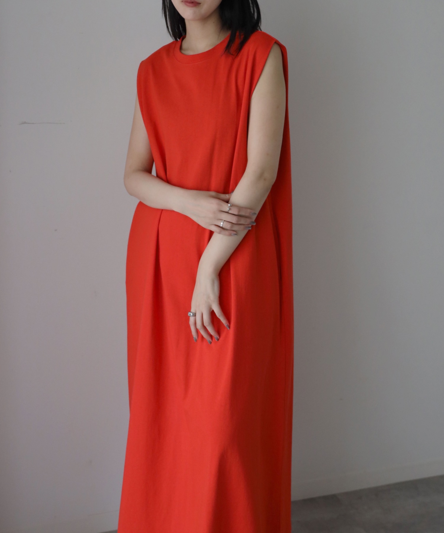 model：164cm. 着用サイズ：FREE