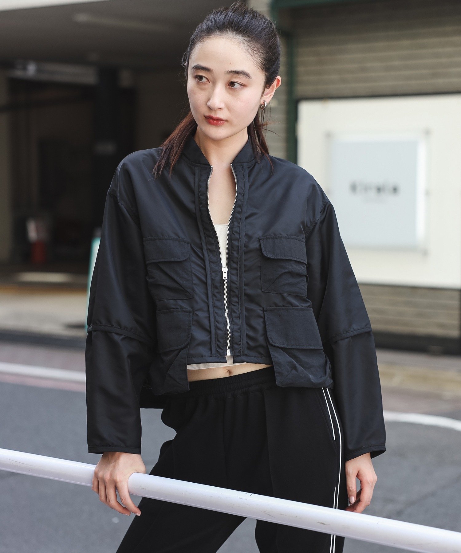 model：H168 着用サイズ：FREE