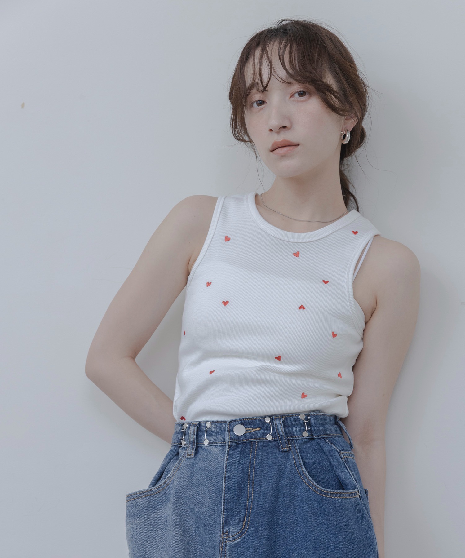 eimylove♡ページです ハート刺繍タンクトップ Eimee Law│Eimee Law & LHELBIE 公式