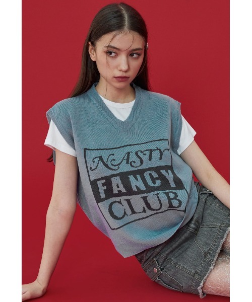 ★韓国の人気★【BADINBAD】★KNIT NETTING VES.T★ベスト★ ☆韓国の人気☆【BADINBAD】☆KNIT NETTING VES.T☆ベスト☆