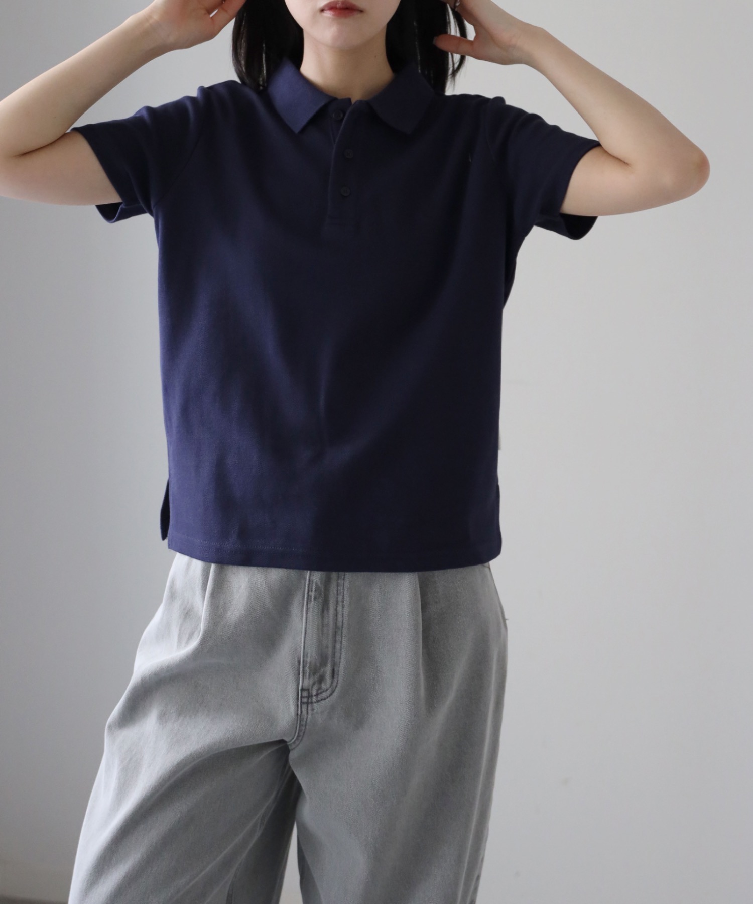 model：164cm. 着用サイズ：FREE