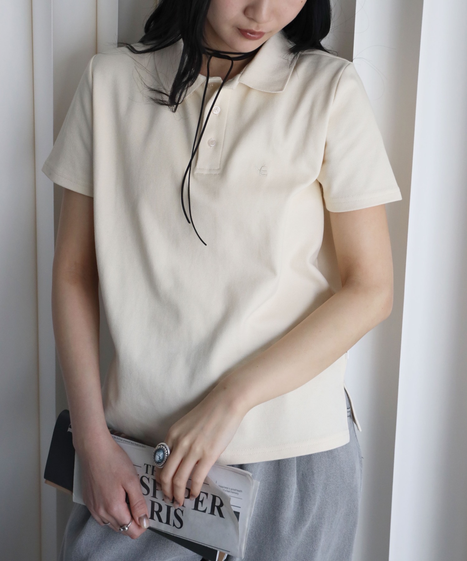 model：164cm. 着用サイズ：FREE