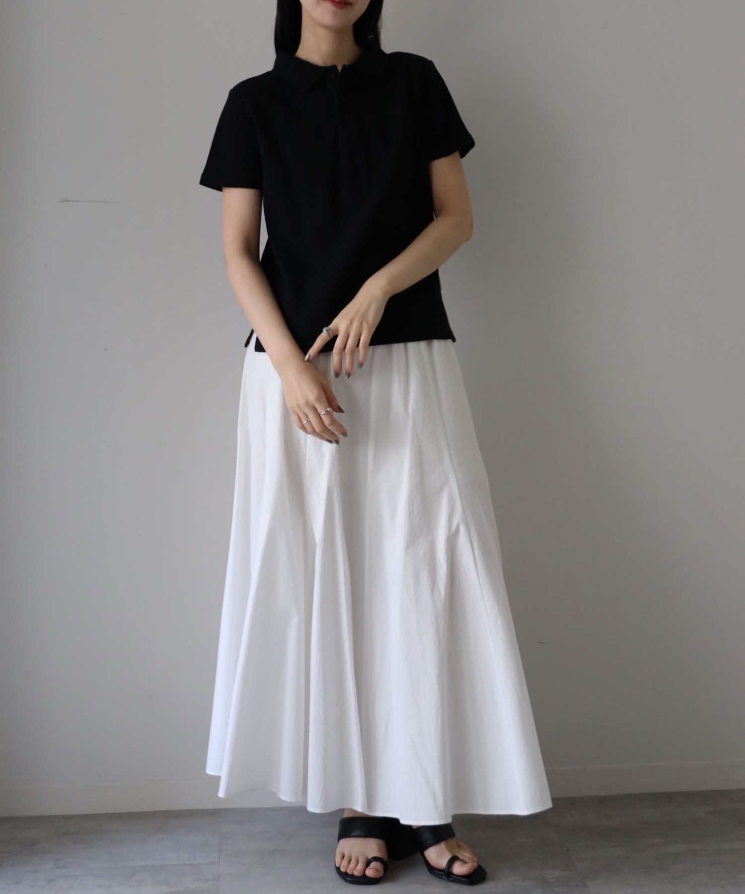 model：164cm. 着用サイズ：FREE