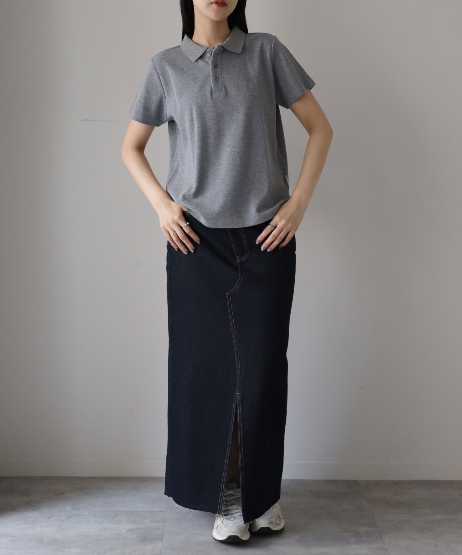 model：164cm. 着用サイズ：FREE