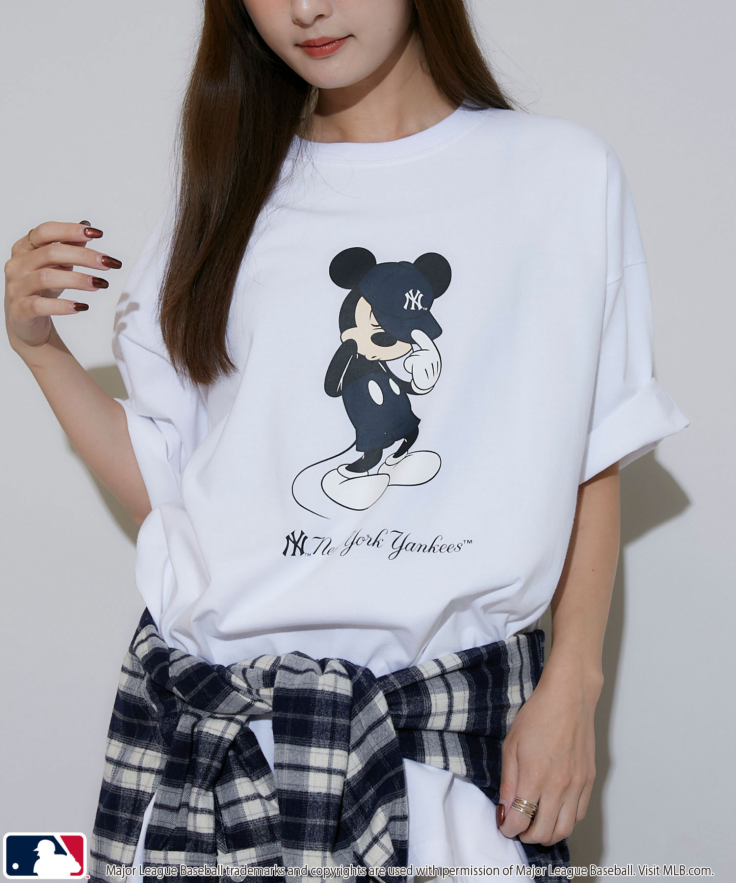 PUBLUX MLB/MICKEY MOUSE принт — лимитированная футболка с Микки Маусом