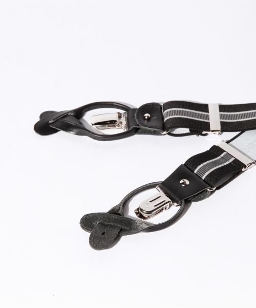 【 THURSTON】ストライプ サスペンダー 35mm THURSTON / ストライプサスペンダー 35mm