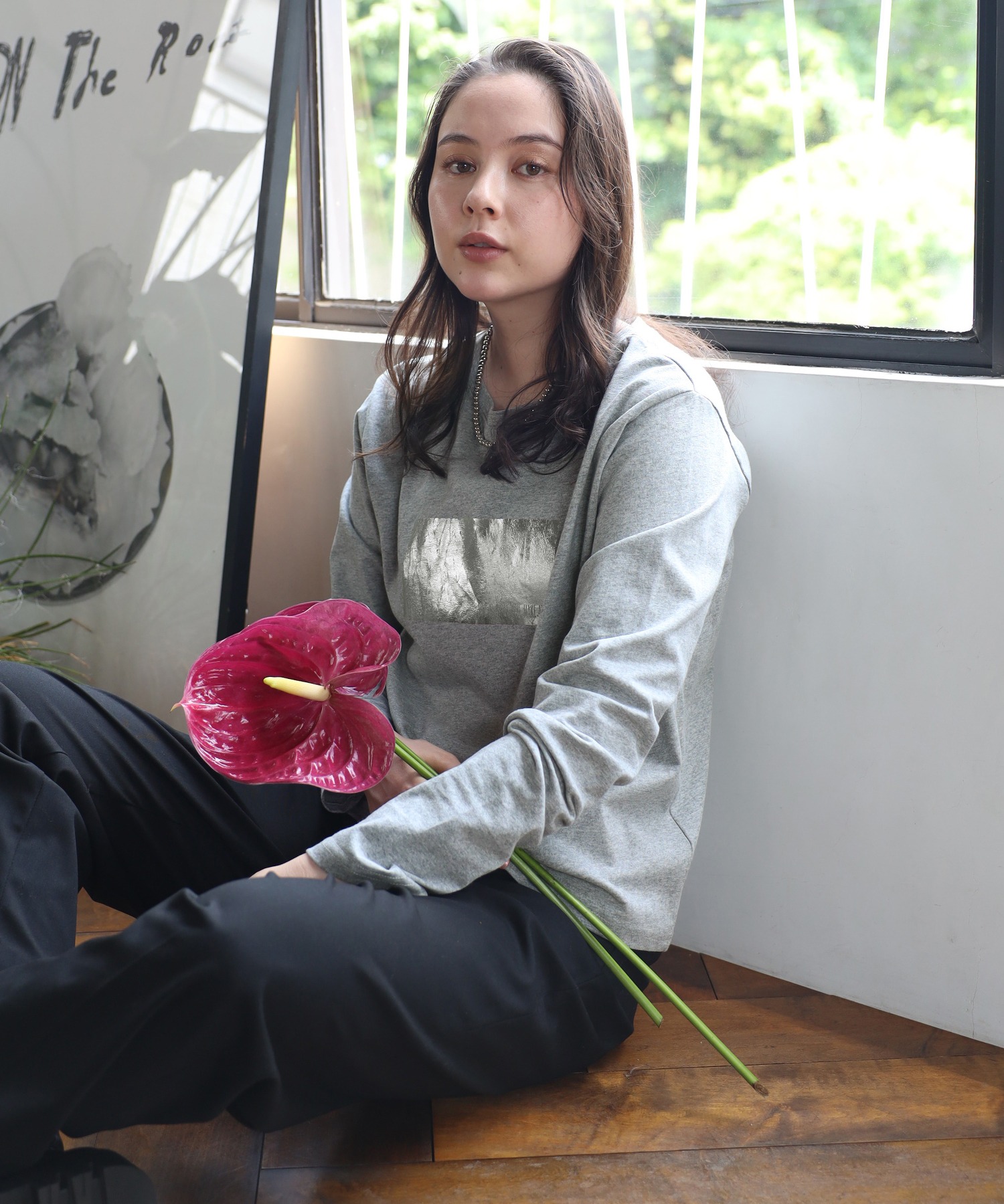 model：H170 着用サイズ：FREE