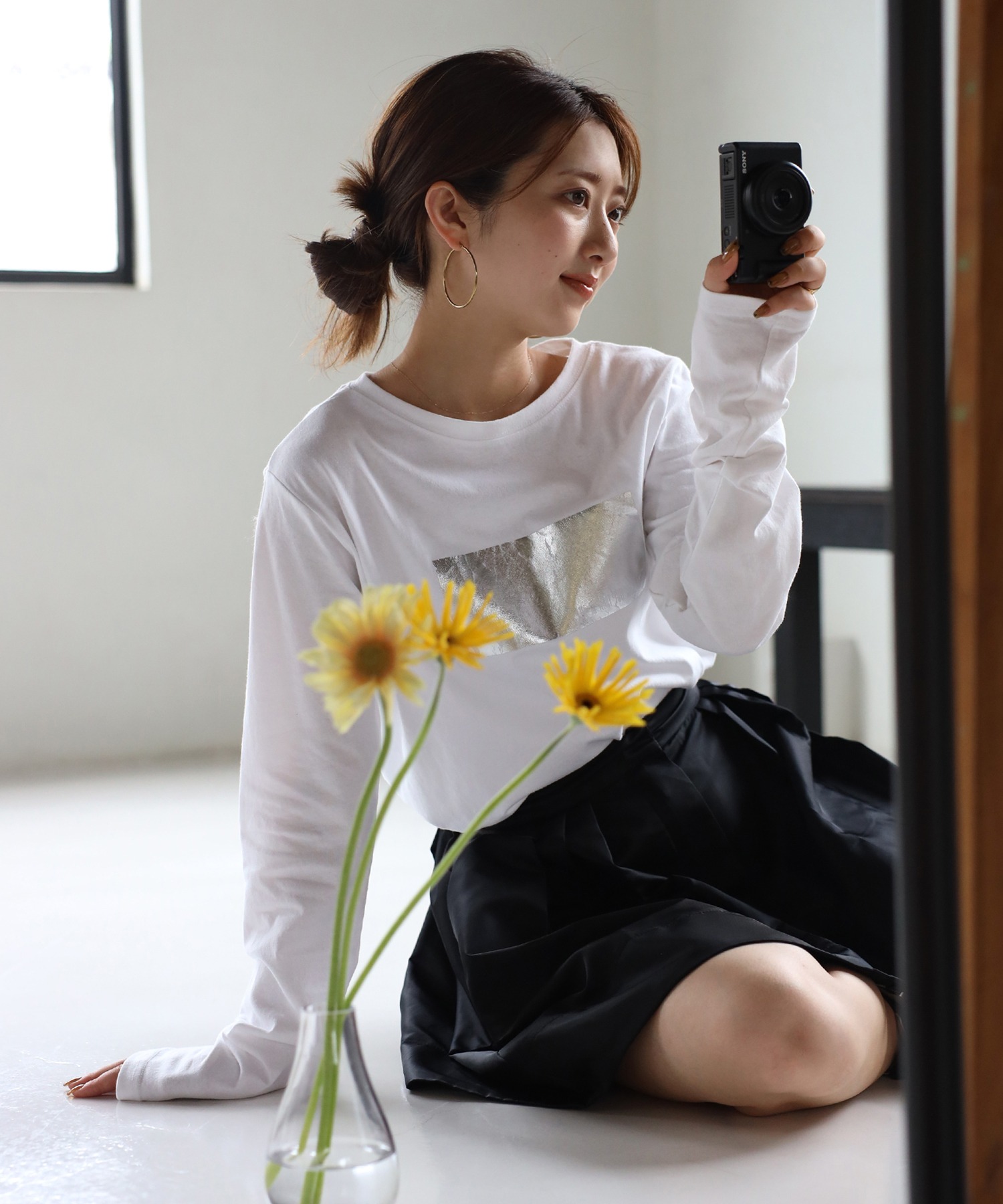 model：H160 着用サイズ：FREE