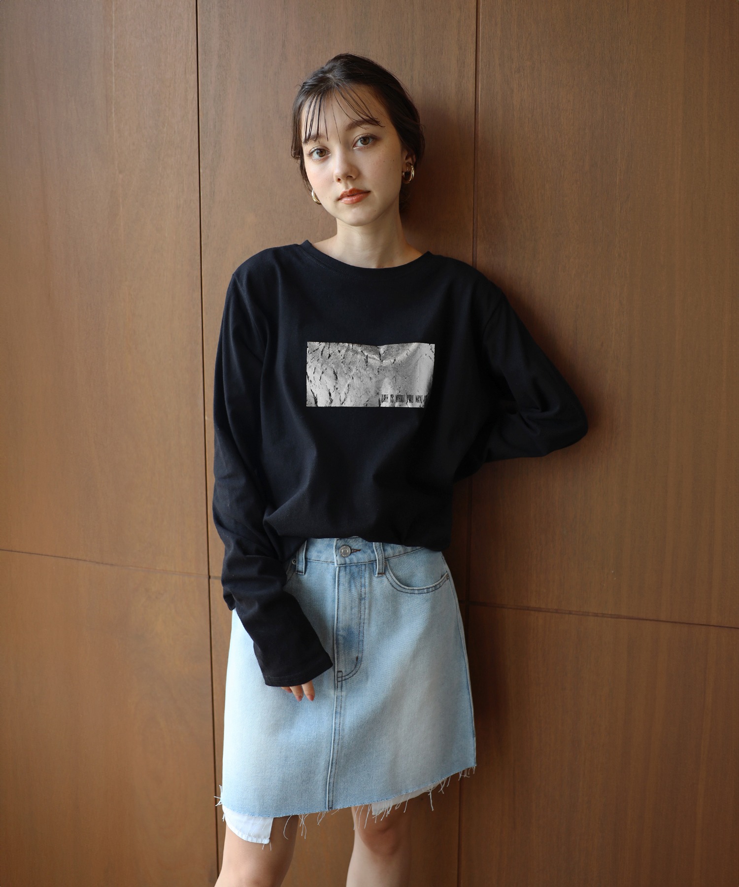 model：H159 着用サイズ：FREE