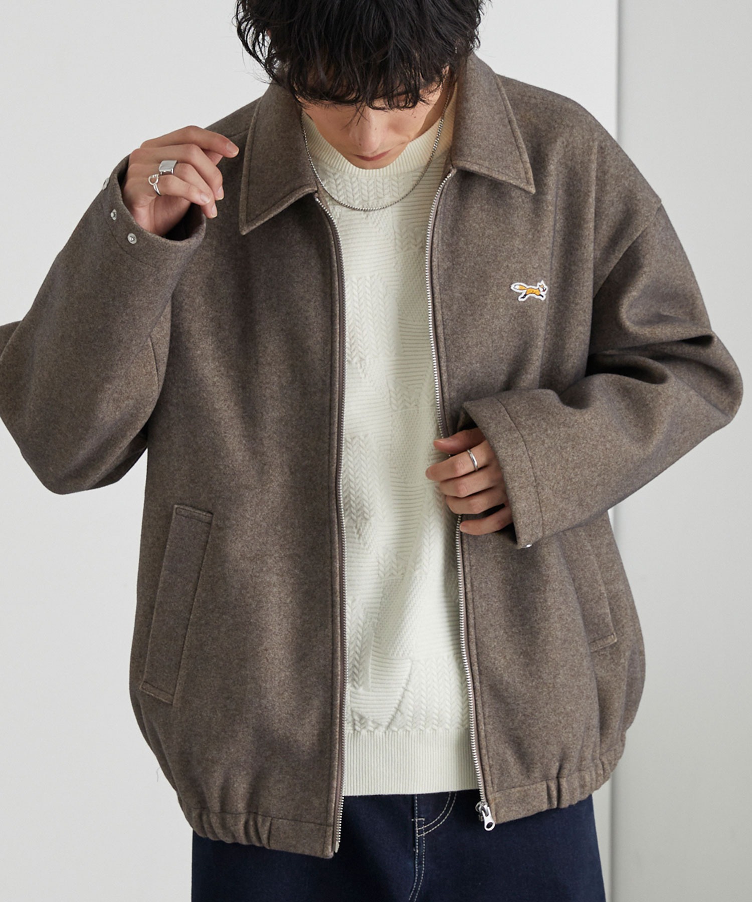 PENNEYS/ペニーズ 別注 THE FOX ロゴ ワンポイントワッペン刺繍 テック