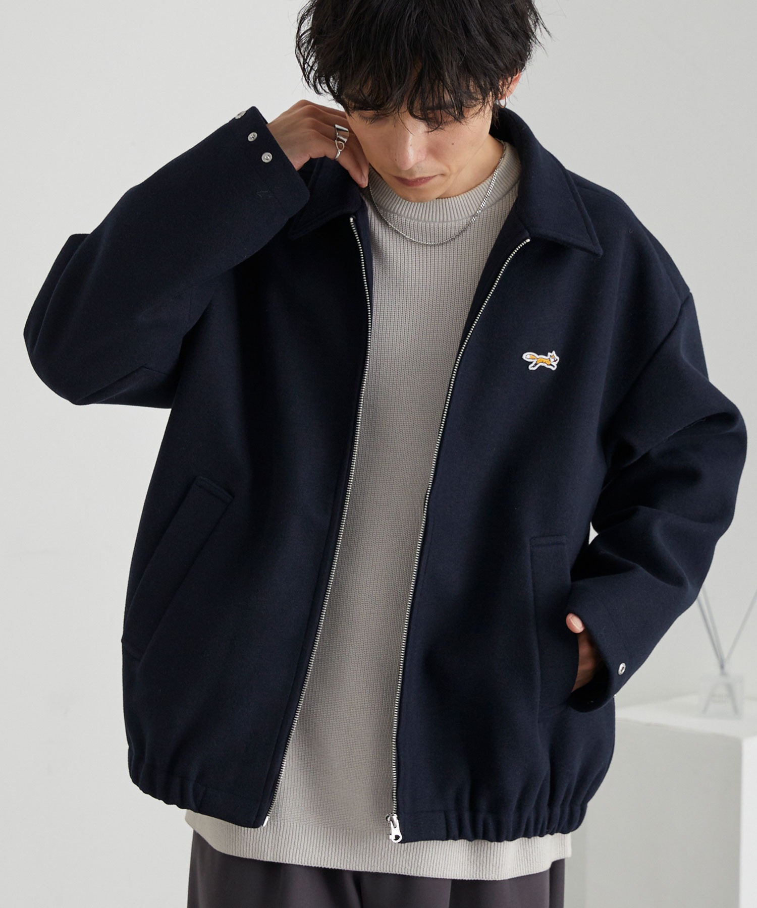 【超美品】マスターバニー ブルゾン 黒ブラック サイズ0 キルティング ワッペン 2024 WINTER COLLECTION｜COLLECTION｜MASTER BUNNY EDITION