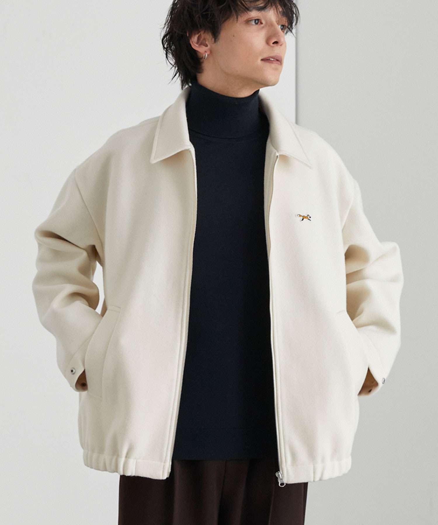 PENNEYS/ペニーズ 別注 THE FOX ロゴ ワンポイントワッペン刺繍 テック