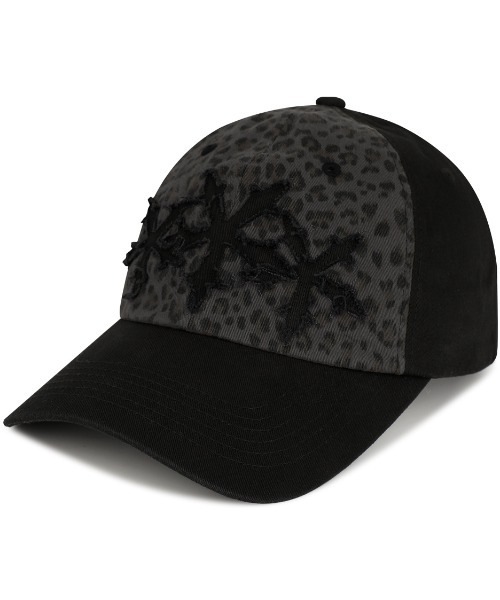 KINGGNU ブラック キャップ A'GEM/9 × .kom 『NOMANUAL/ノーマニュアル』 SLASH BALL CAP