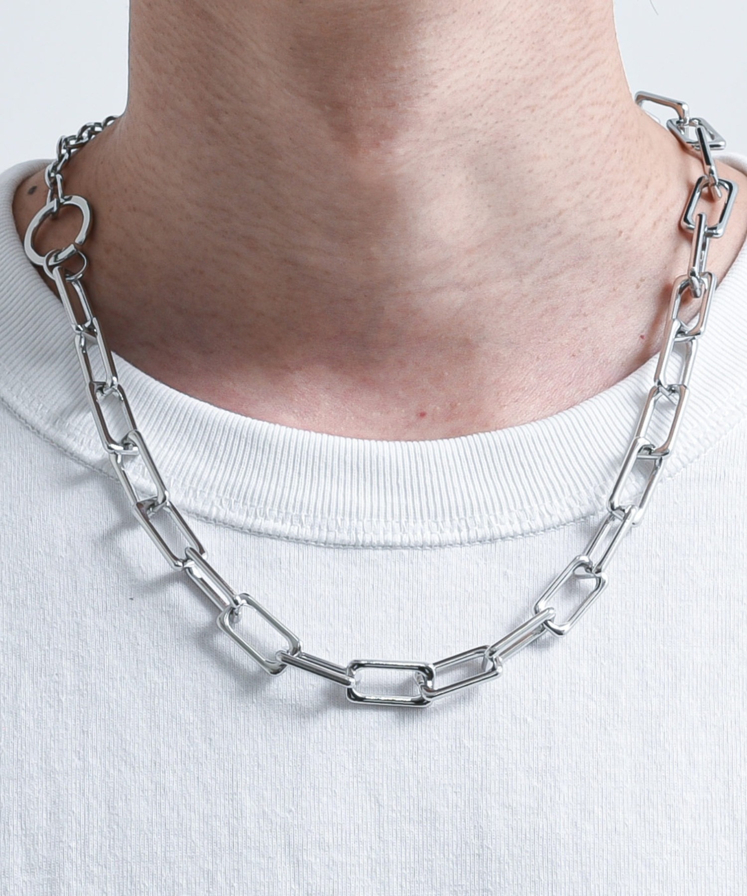 A'GEM/9 × .kom 『BENUSTA /べネスタ』Square Link Necklace