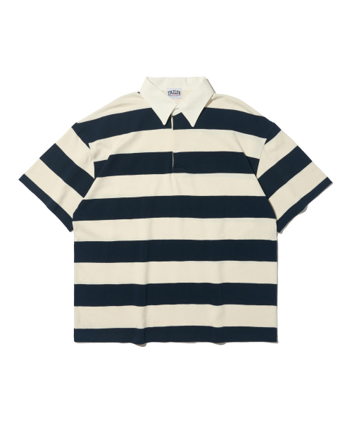 Оксфорд стиль polo s/w полурукав футболка (Navy)