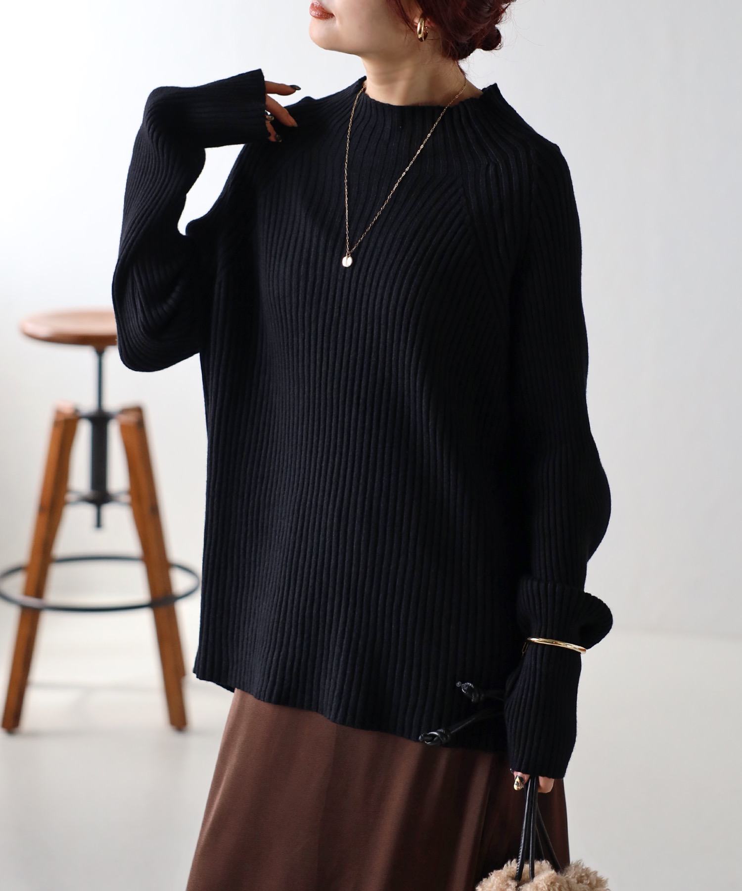 model:H158 着用サイズ：FREE