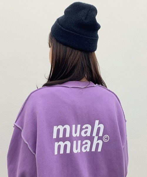 muah muah/ムーアムーア』SIGNATURE LOGO LINE NAPPING MTM/韓国