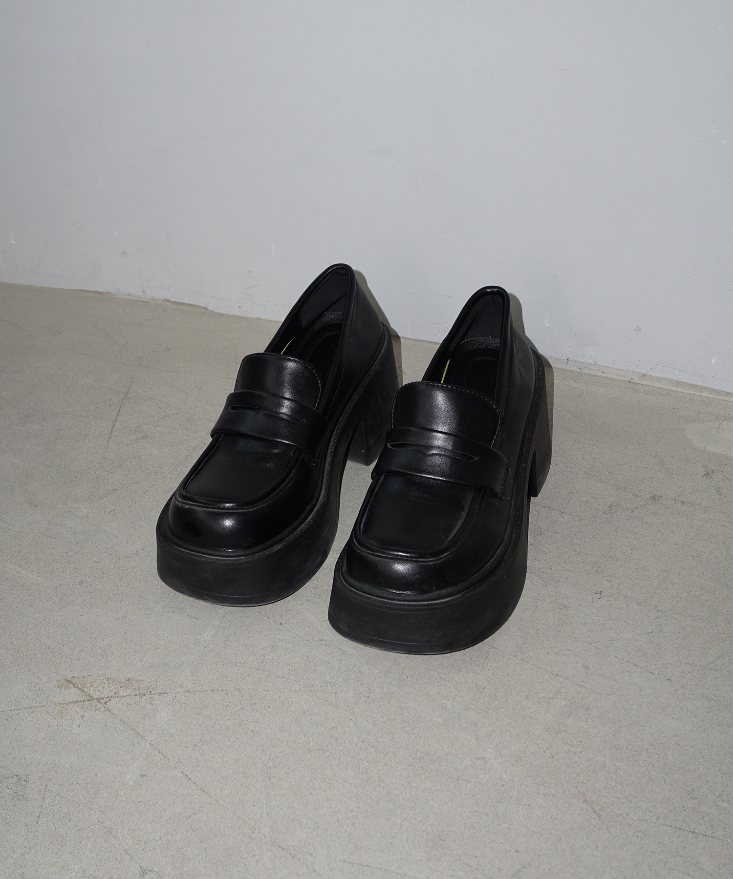 GANNI チャンキーヒール厚底ローファー チャンキーヒール厚底ローファー