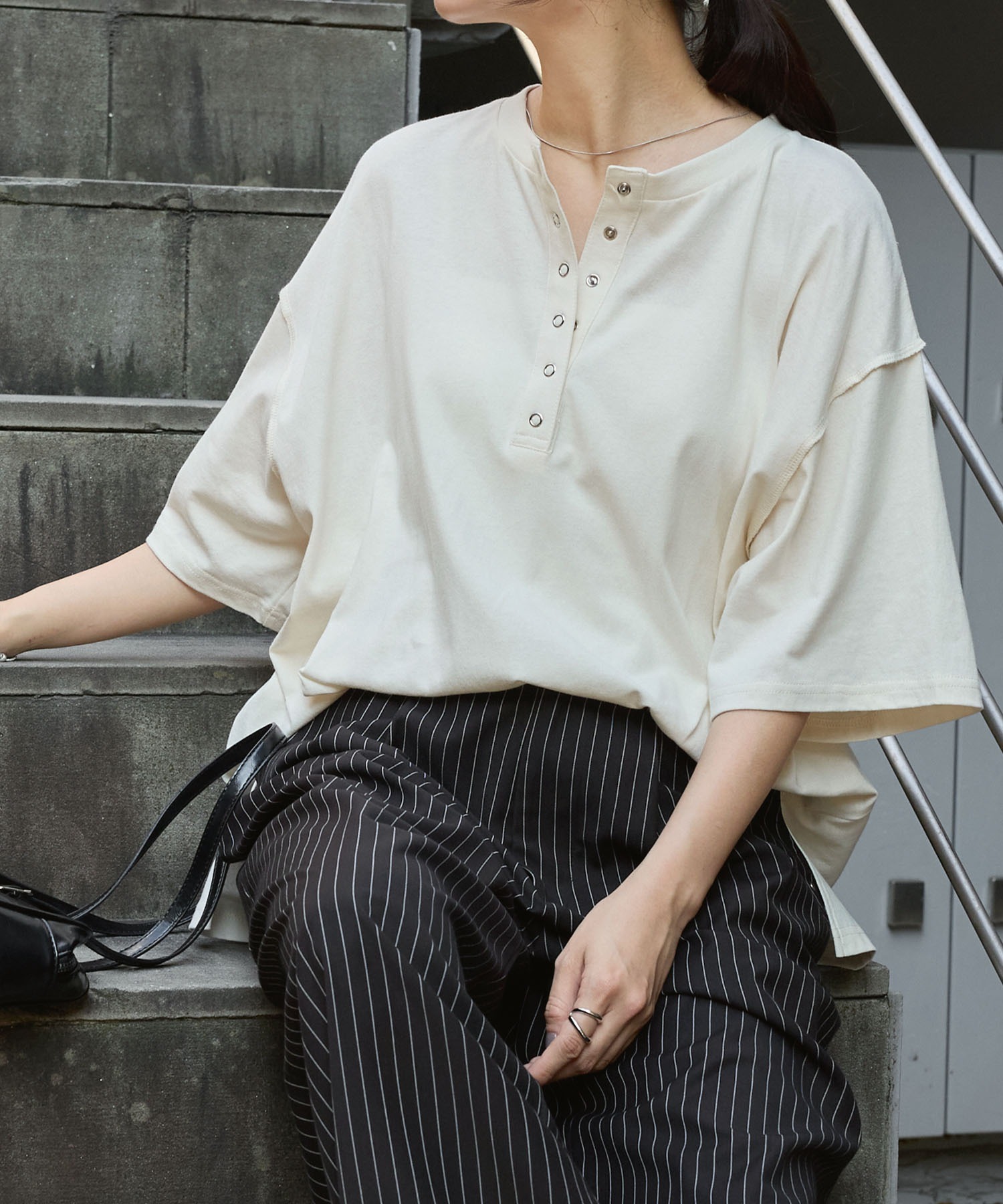 その他 comma GLOBAL WORK tシャツ リッチクリーンTシャツ/半袖/288187 メンズ