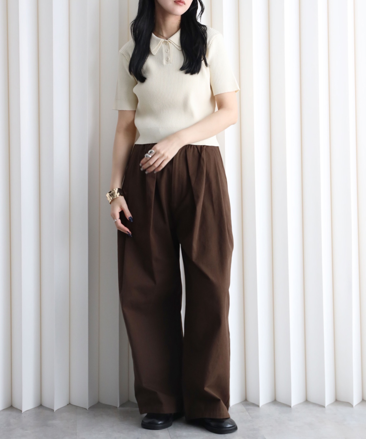 model：164cm. 着用サイズ：FREE