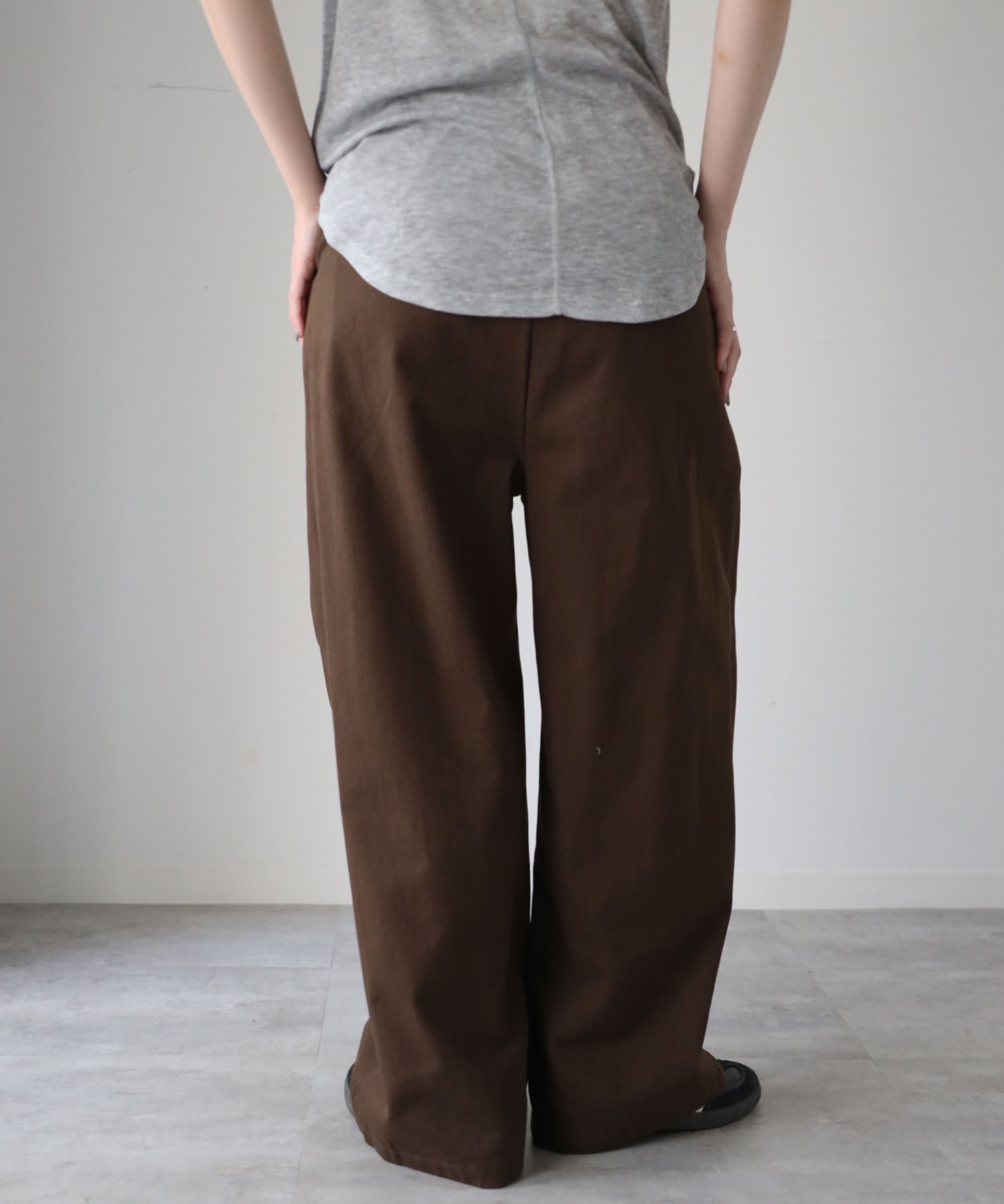 model：164cm. 着用サイズ：FREE