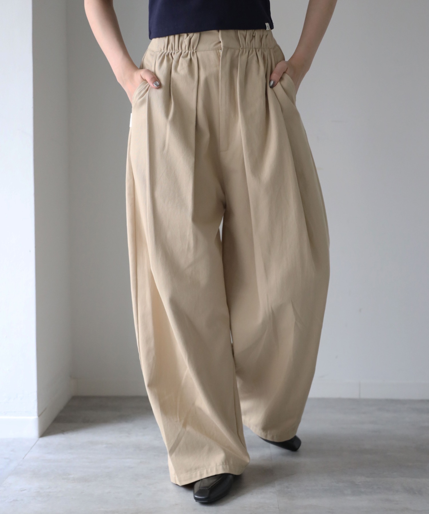 model：164cm. 着用サイズ：FREE