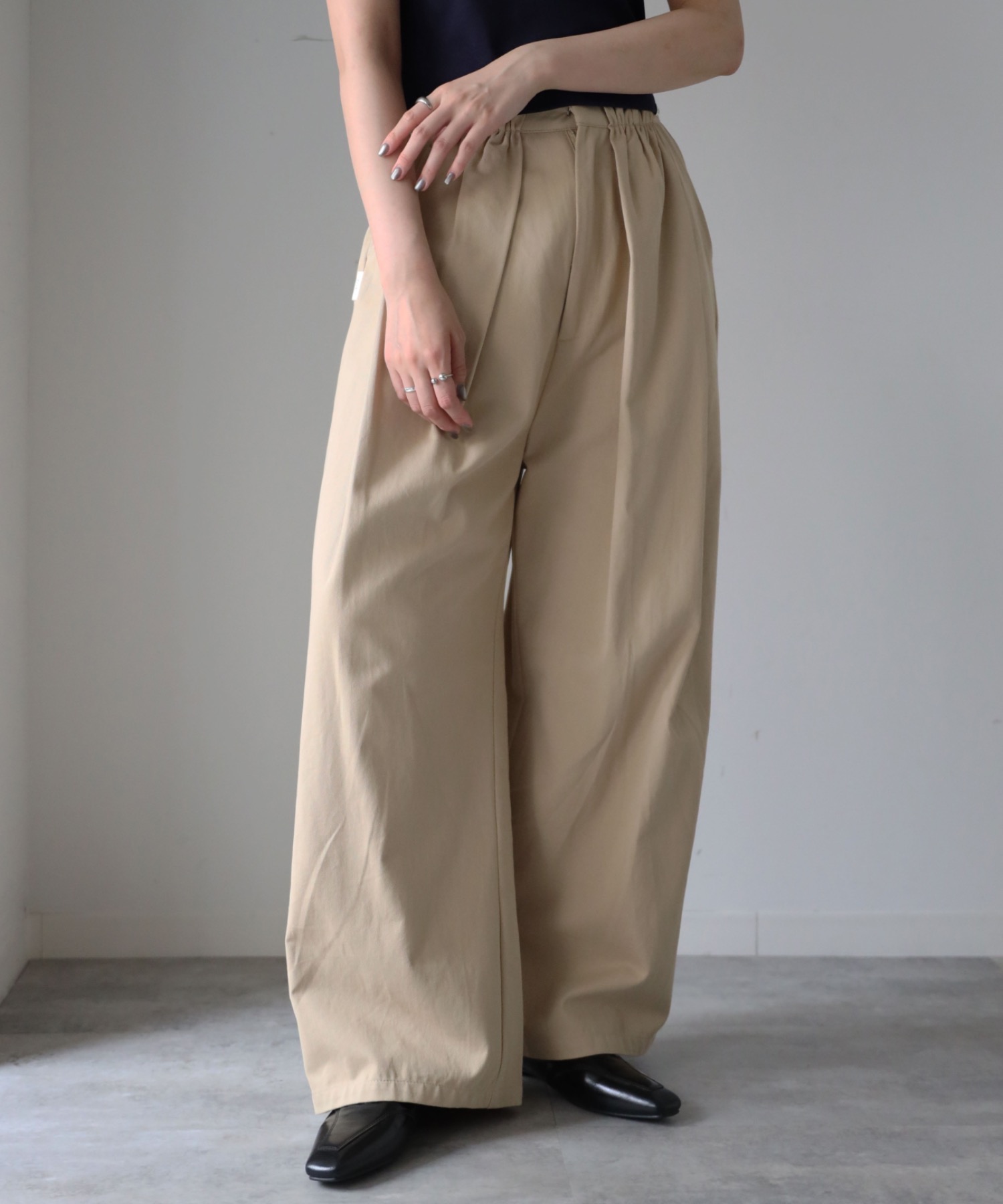 model：164cm. 着用サイズ：FREE