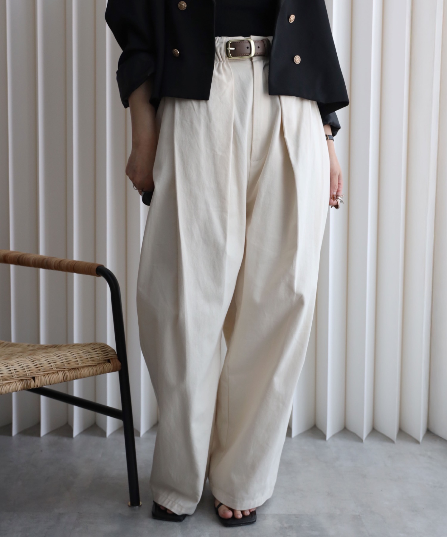 model：155cm. 着用サイズ：FREE