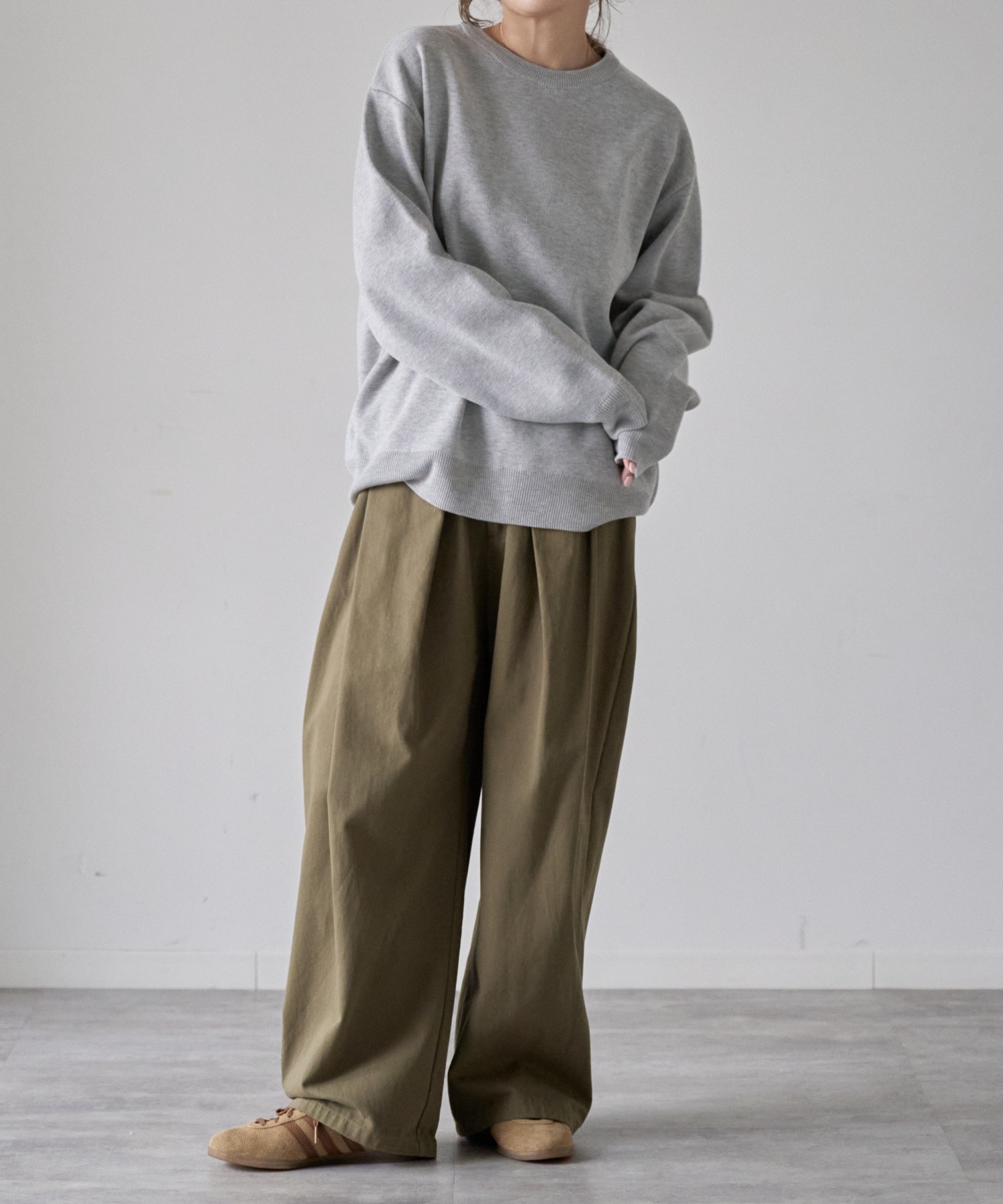 model: 162cm. 着用サイズ：FREE