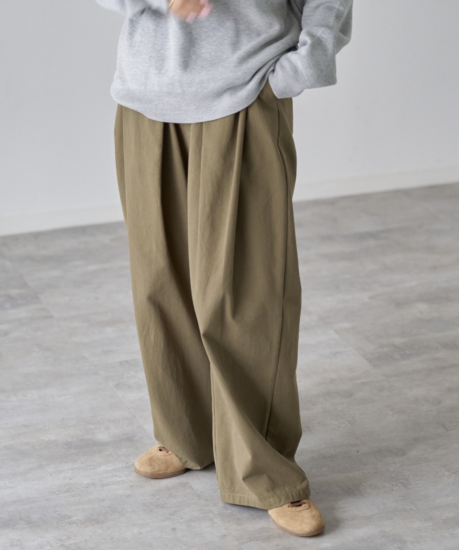 model: 162cm. 着用サイズ：FREE
