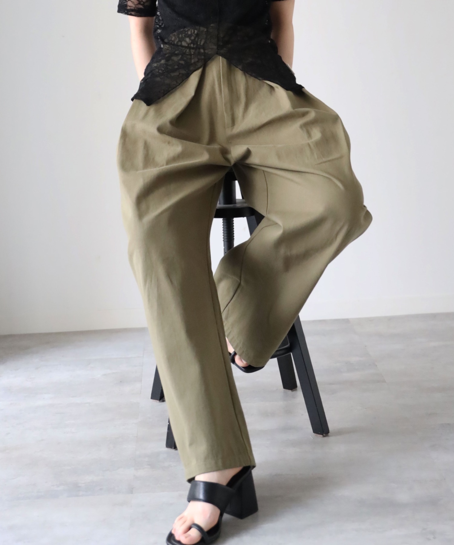 model：164cm. 着用サイズ：FREE