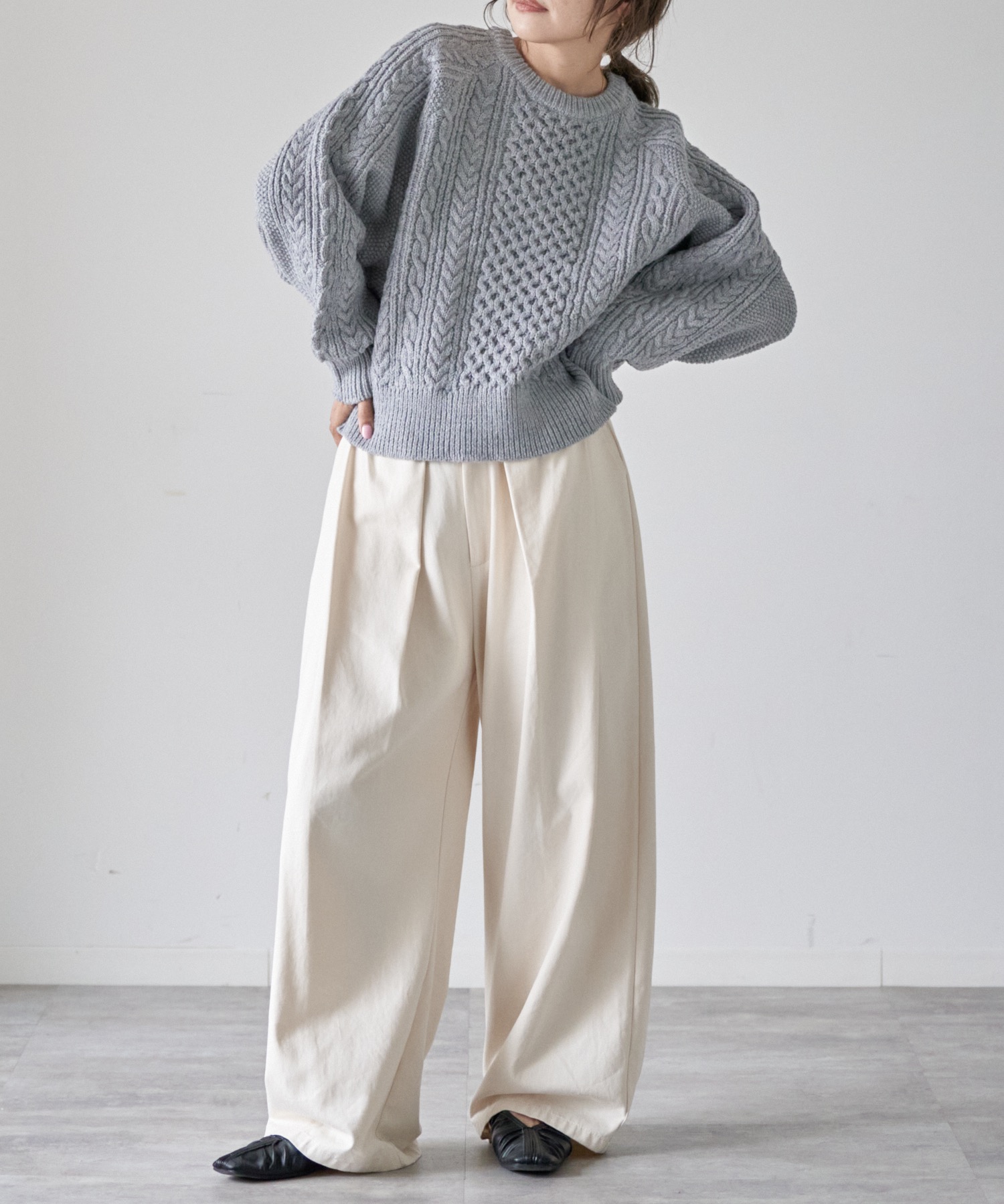 model: 162cm. 着用サイズ：FREE