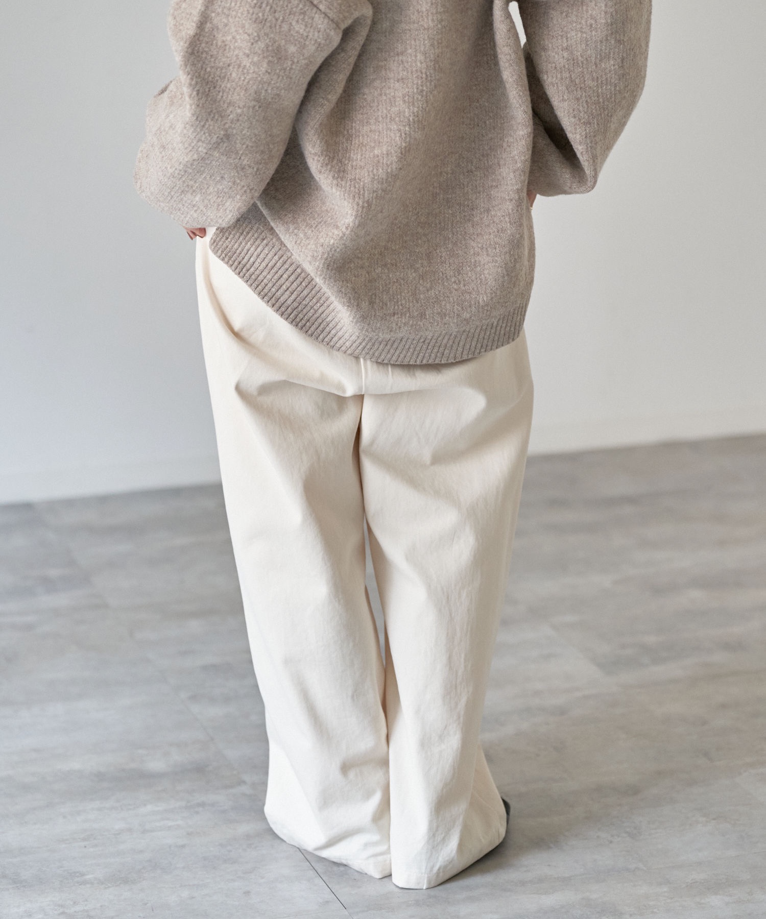 model：163cm. 着用サイズ：FREE