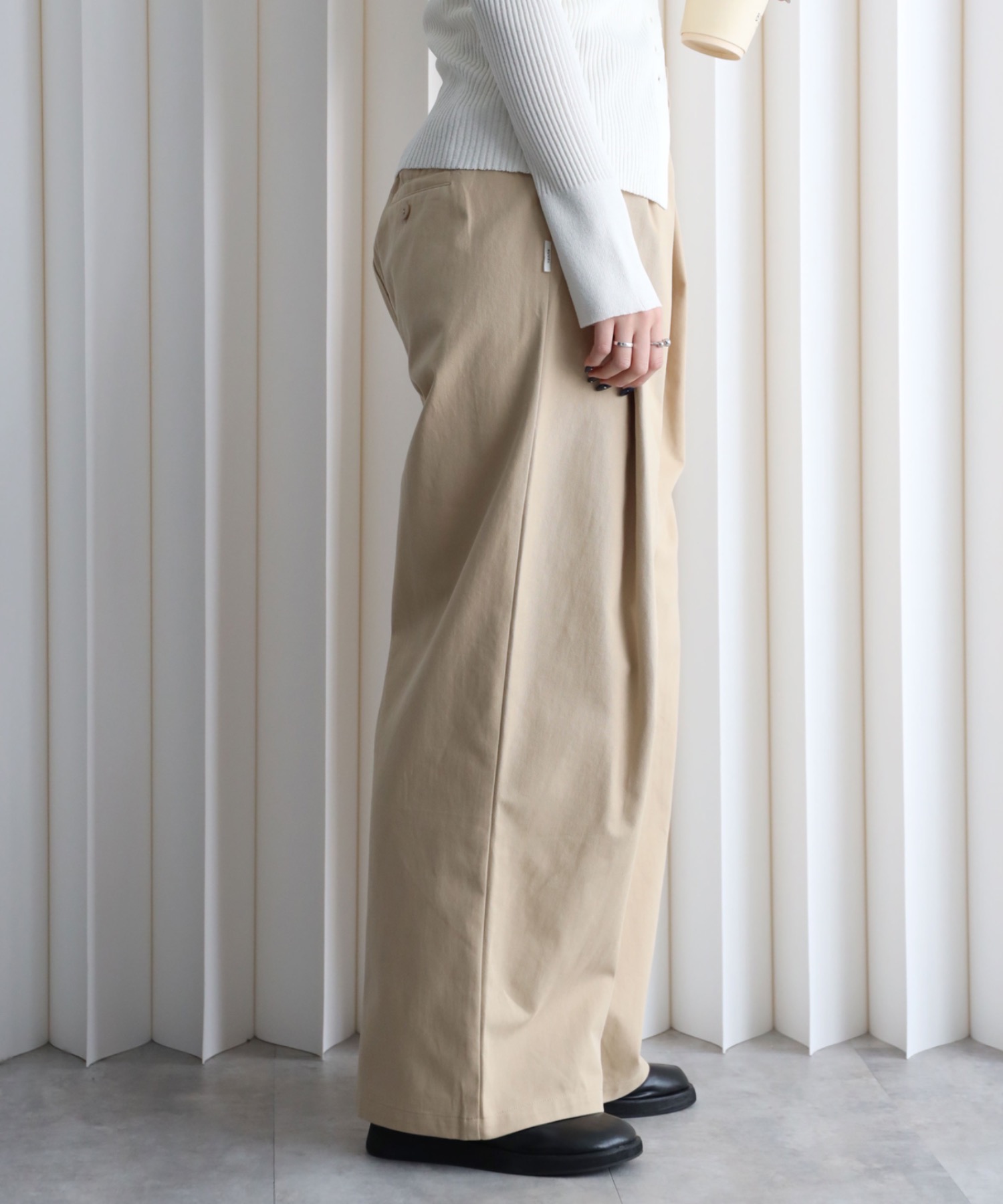 model：164cm. 着用サイズ：FREE